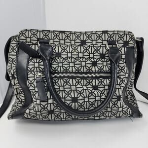 Vintage Black Pattern Purse Bag